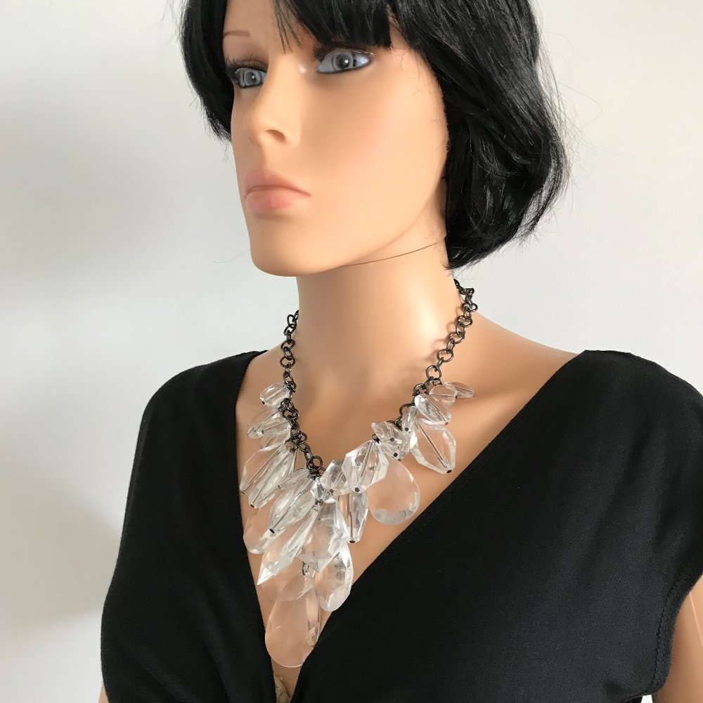 Large Ice Crystals necklace - Picture 2 of 16